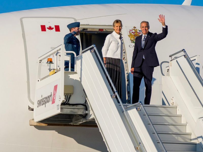 Mark Carney, primer ministro de Canadá llega a México para fortalecer lazos bilaterales