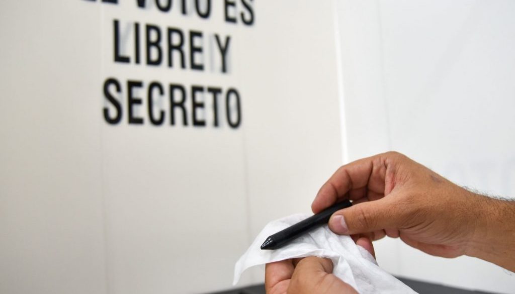 La Junta local del INE presentó el protocolo sanitario para las próximas votaciones del 6 de junio.